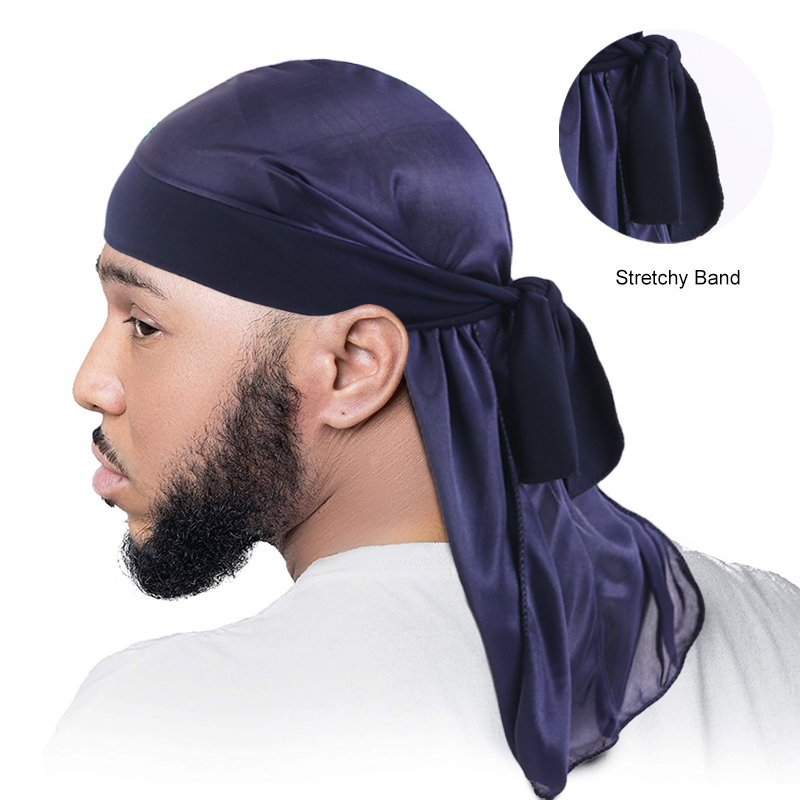 Men's Silky Durags Bandanas Tu - Bandana Doo Rag ulasan dan harga