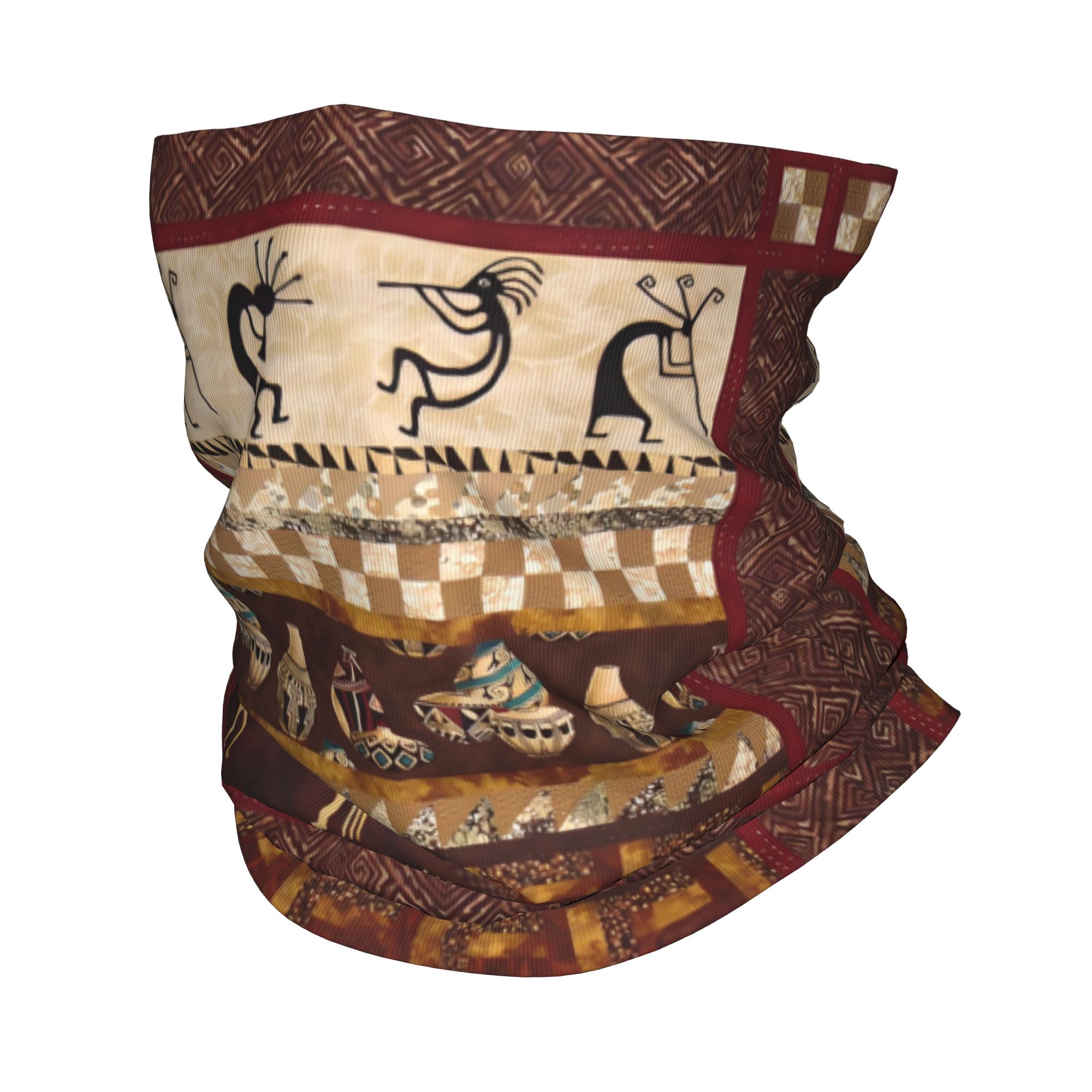 Custom Kokopelli Winter Headba - Neck Warmer Tube ulasan dan harga