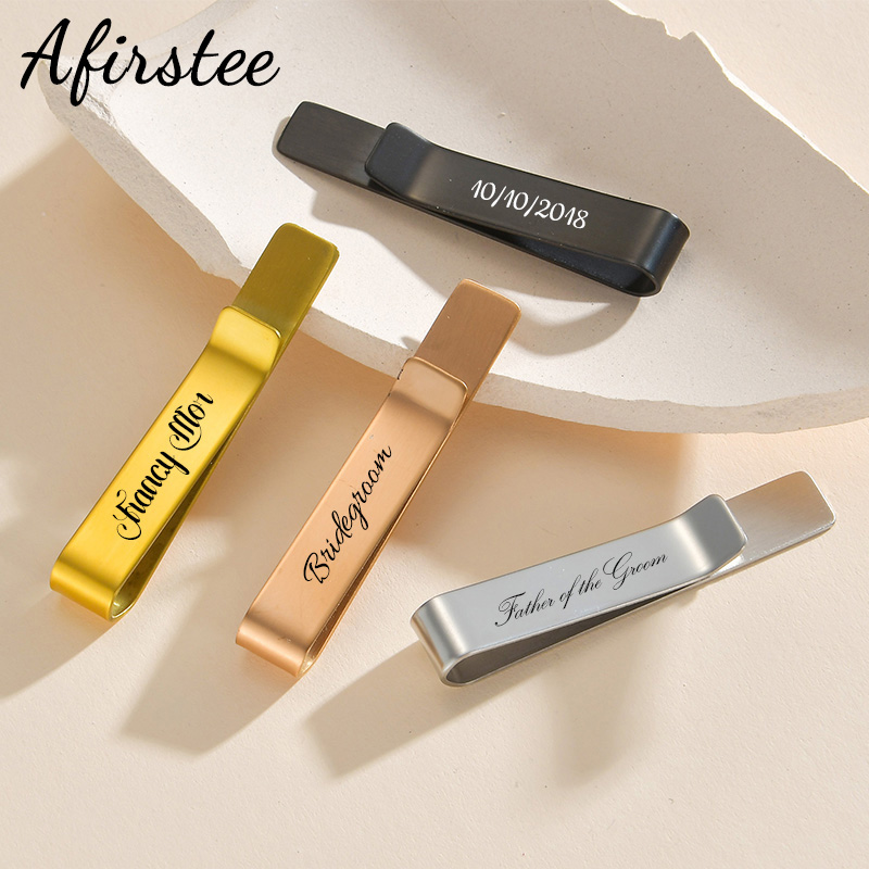 Afirstee Stainless Steel Engra - Tie Bar Set Gift ulasan dan harga