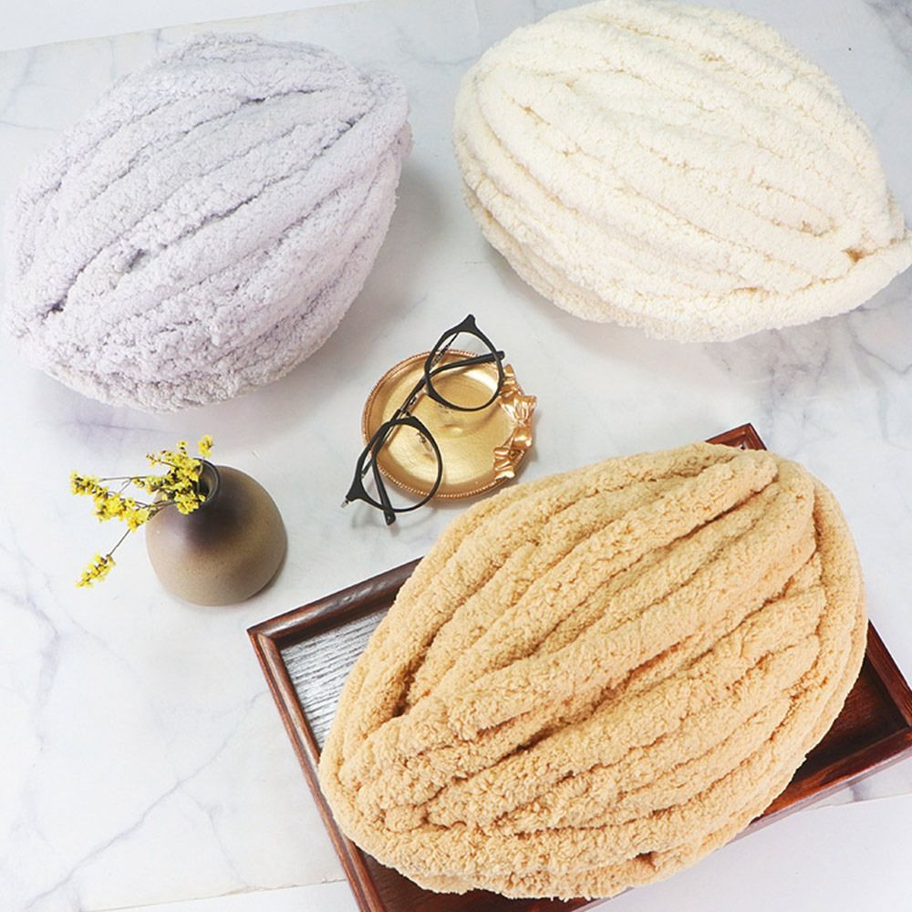 250g/Ball Multicolor Chenille  - Woven Scarf Blanket ulasan dan harga