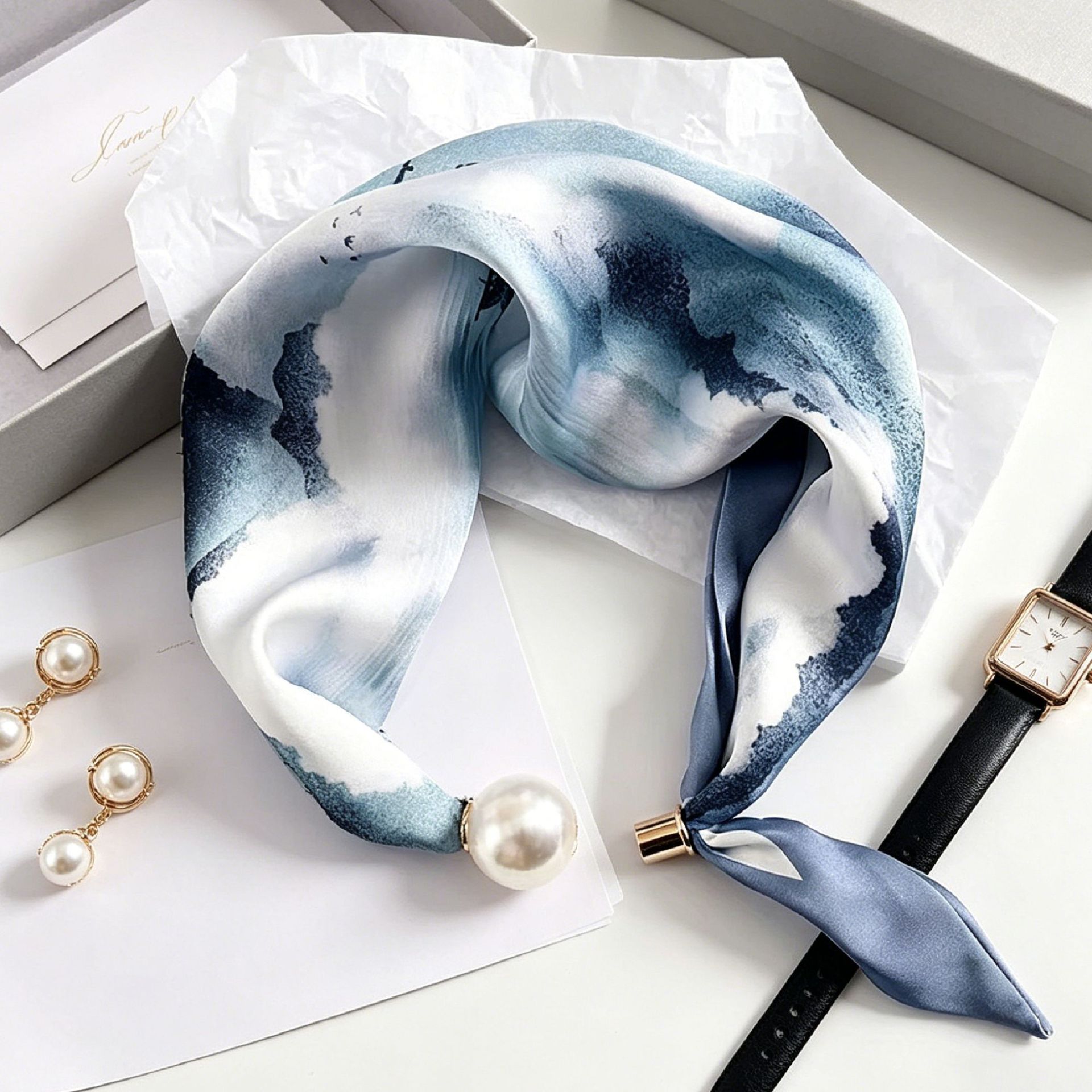 New Paisley Prints Pearl Tail  - Face Scarf Mask ulasan dan harga