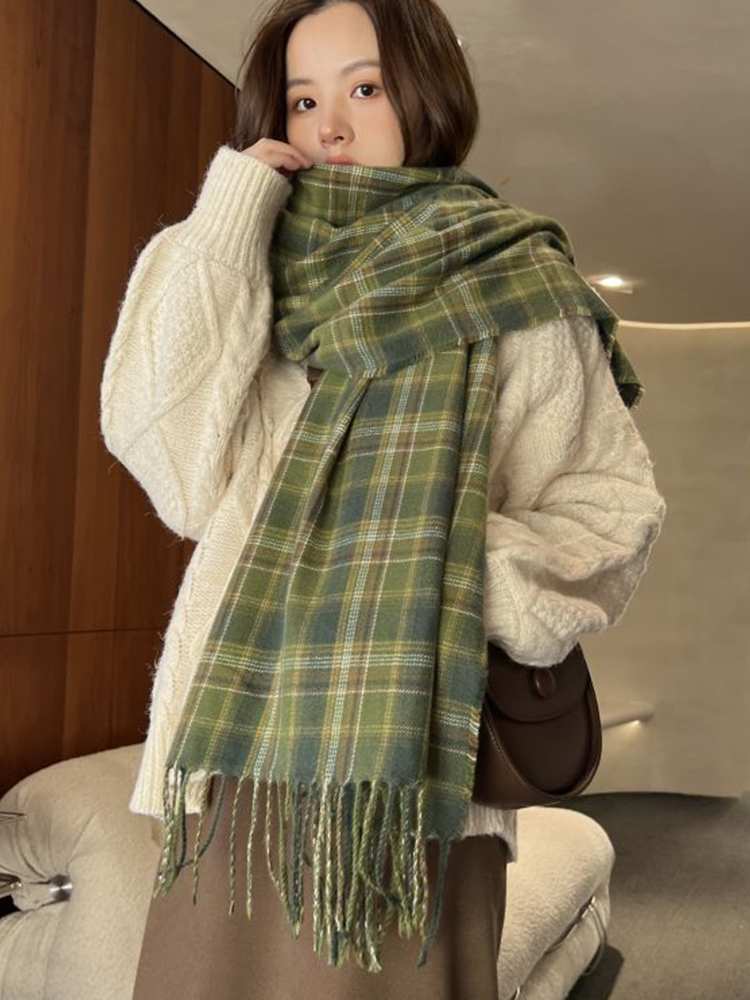 New Imitation Cashmere Women S - Woven Scarf Blanket ulasan dan harga
