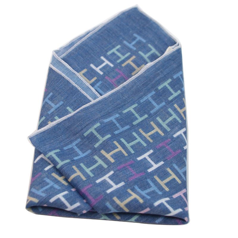 Men's Square Scarf with Button - Scarf Silk Square ulasan dan harga
