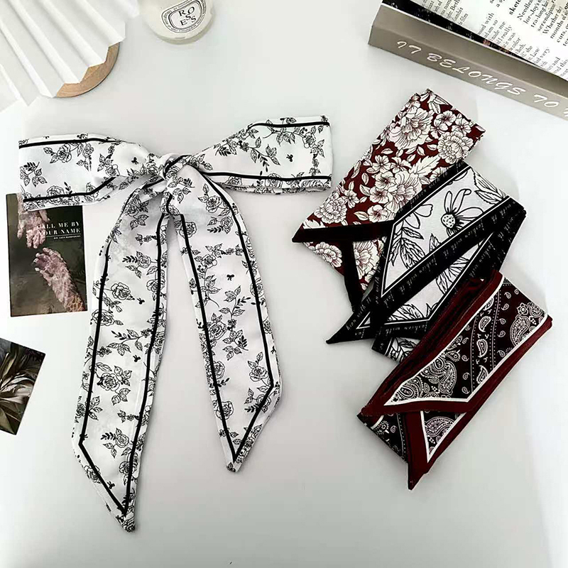 Luxury Fashion Woman Skinny Si - Silk Neck Scarf ulasan dan harga